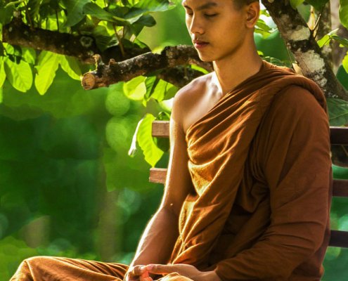 Buddha Meditation under a tree